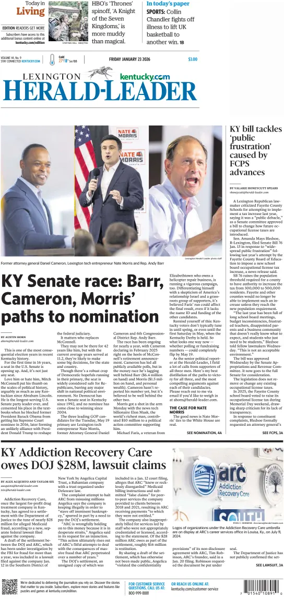 Cover of Lexington Herald-Leader