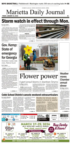 Cover of Marietta Daily Journal