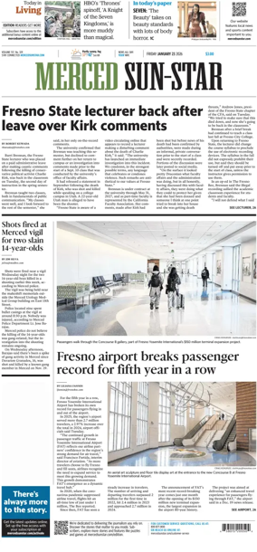 Cover of Merced Sun-Star