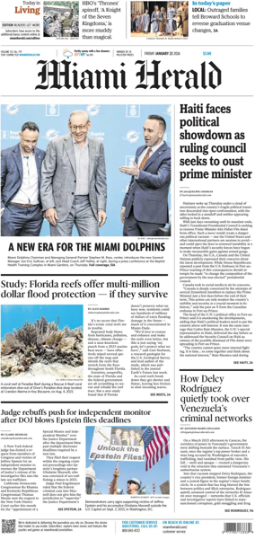 Cover of Miami Herald