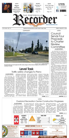 Cover of Porterville Recorder