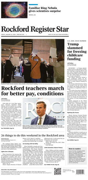 Cover of Rockford Register Star