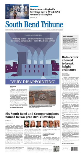 Cover of South Bend Tribune
