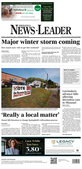 Cover of Springfield News-Leader