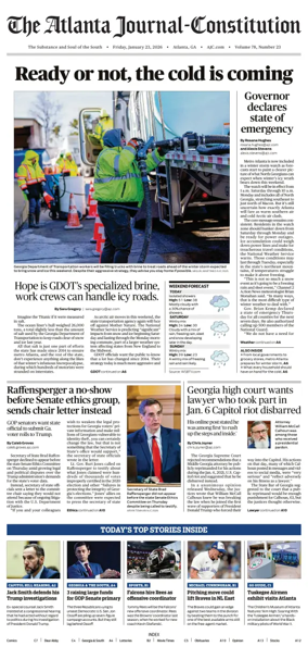 Cover of The Atlanta Journal-Constitution