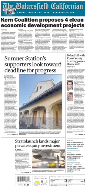 Cover of The Bakersfield Californian