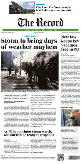 Cover of The Bergen Record