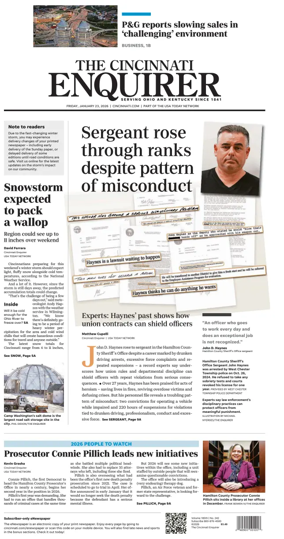 Cover of The Cincinnati Enquirer