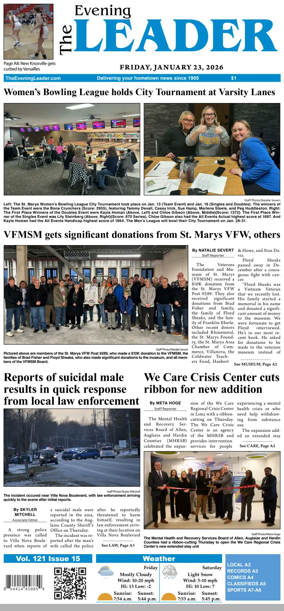 Cover of The Evening Leader