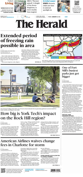 Cover of The Herald (Rock Hill)