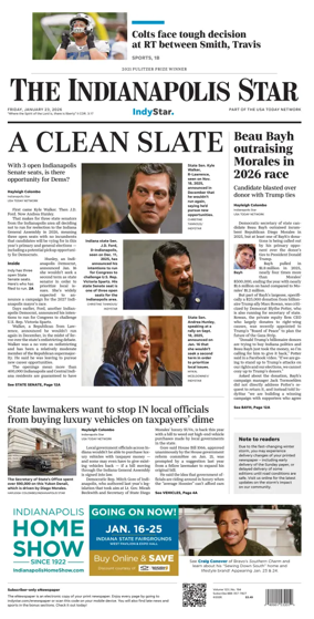 Cover of The Indianapolis Star