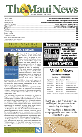 Cover of The Maui News