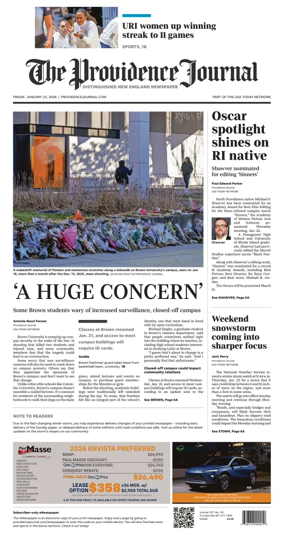 Cover of The Providence Journal