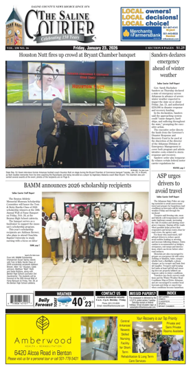 Cover of The Saline Courier