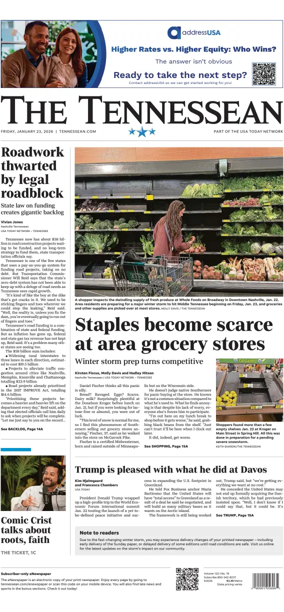 Cover of The Tennessean