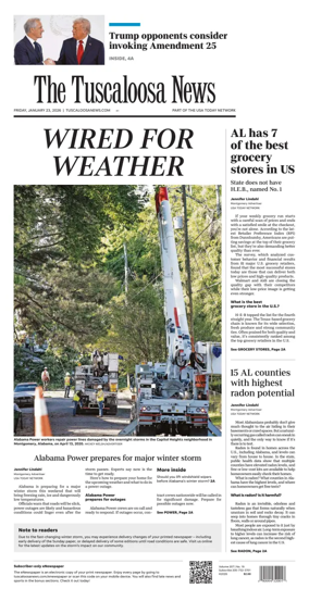 Cover of The Tuscaloosa News
