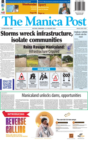 Cover of The Manica Post