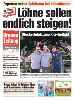 Cover of Kronen Zeitung