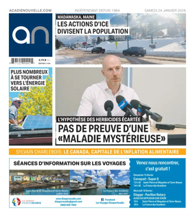 Cover of Acadie Nouvelle