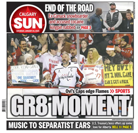 Cover of Calgary Sun