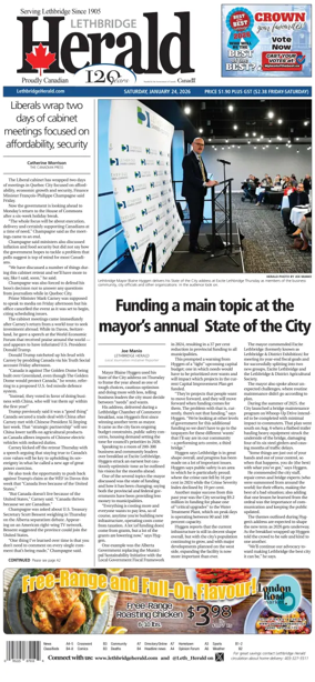 Cover of Lethbridge Herald