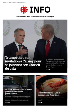 Cover of Radio-Canada Info