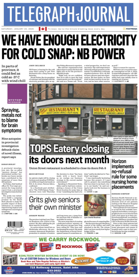 Cover of Telegraph-Journal