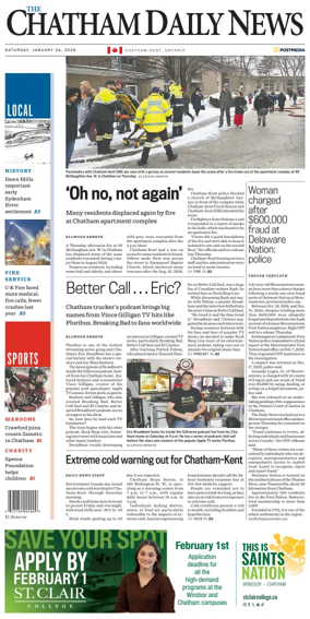 Cover of The Chatham Daily News