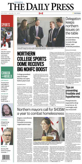 Cover of The Daily Press (Timmins)
