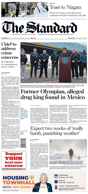 Cover of The Standard (St. Catharines)