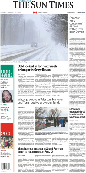 Cover of The Sun Times (Owen Sound)