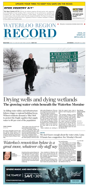Cover of Waterloo Region Record