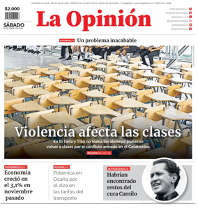 Cover of La Opinion