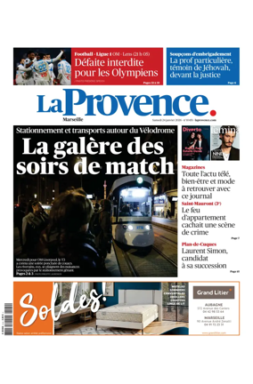 Cover of La Provence Marseille