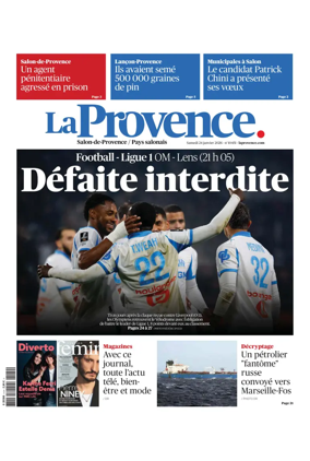 Cover of La Provence Salon-de-Provence / Pays salonais