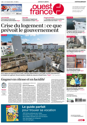 Cover of Ouest France (Chateaubriant)