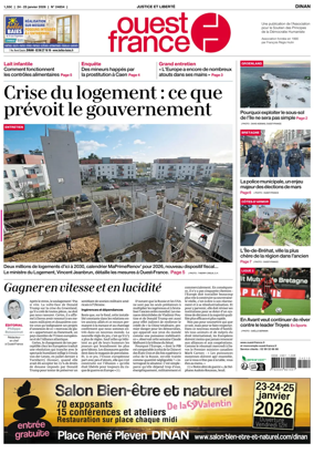 Cover of Ouest France (Dinan)