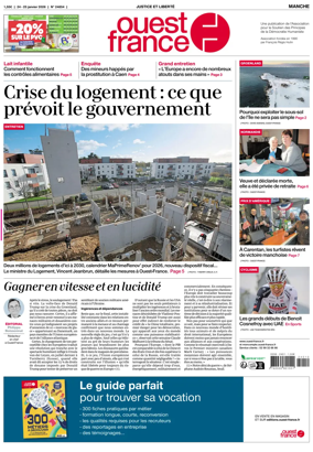 Cover of Ouest France (Manche)