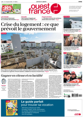 Cover of Ouest France (Orne)