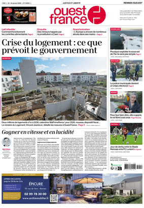 Cover of Ouest-France (Rennes Sud-Est)