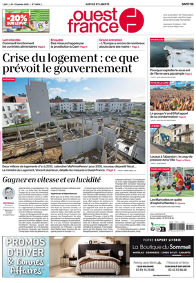 Cover of Ouest France (Sarthe)