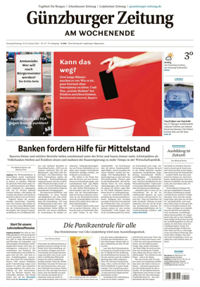 Cover of Guenzburger Zeitung