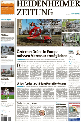 Cover of Heidenheimer Zeitung