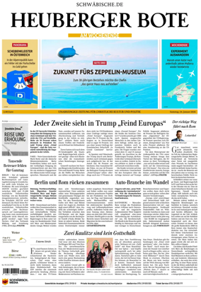 Cover of Heuberger Bote