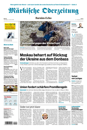 Cover of Markische Oderzeitung Bernau