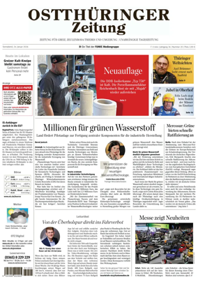 Cover of Ostthuringer Zeitung (Greiz)