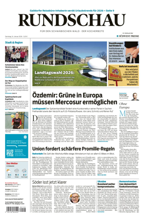 Cover of Rundschau fur den Schwabischen Wald – Der Kocherbote