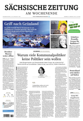 Cover of Sachsische Zeitung (Rodertal)