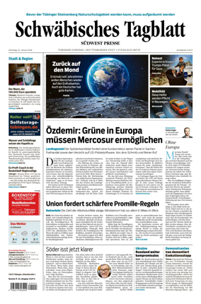 Cover of Schwabisches Tagblatt - Tubinger Chronik