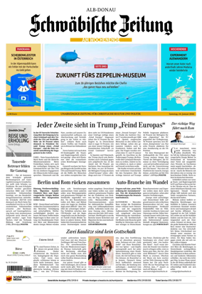 Cover of Schwabische Zeitung (Alb-Donau)